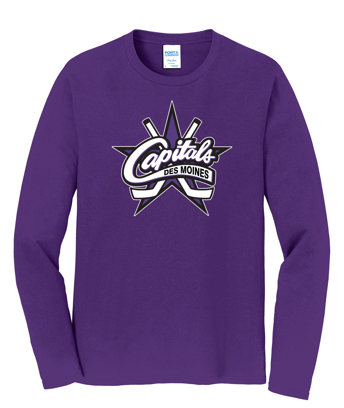 Des Moines Capitals Long Sleeve Soft Tee