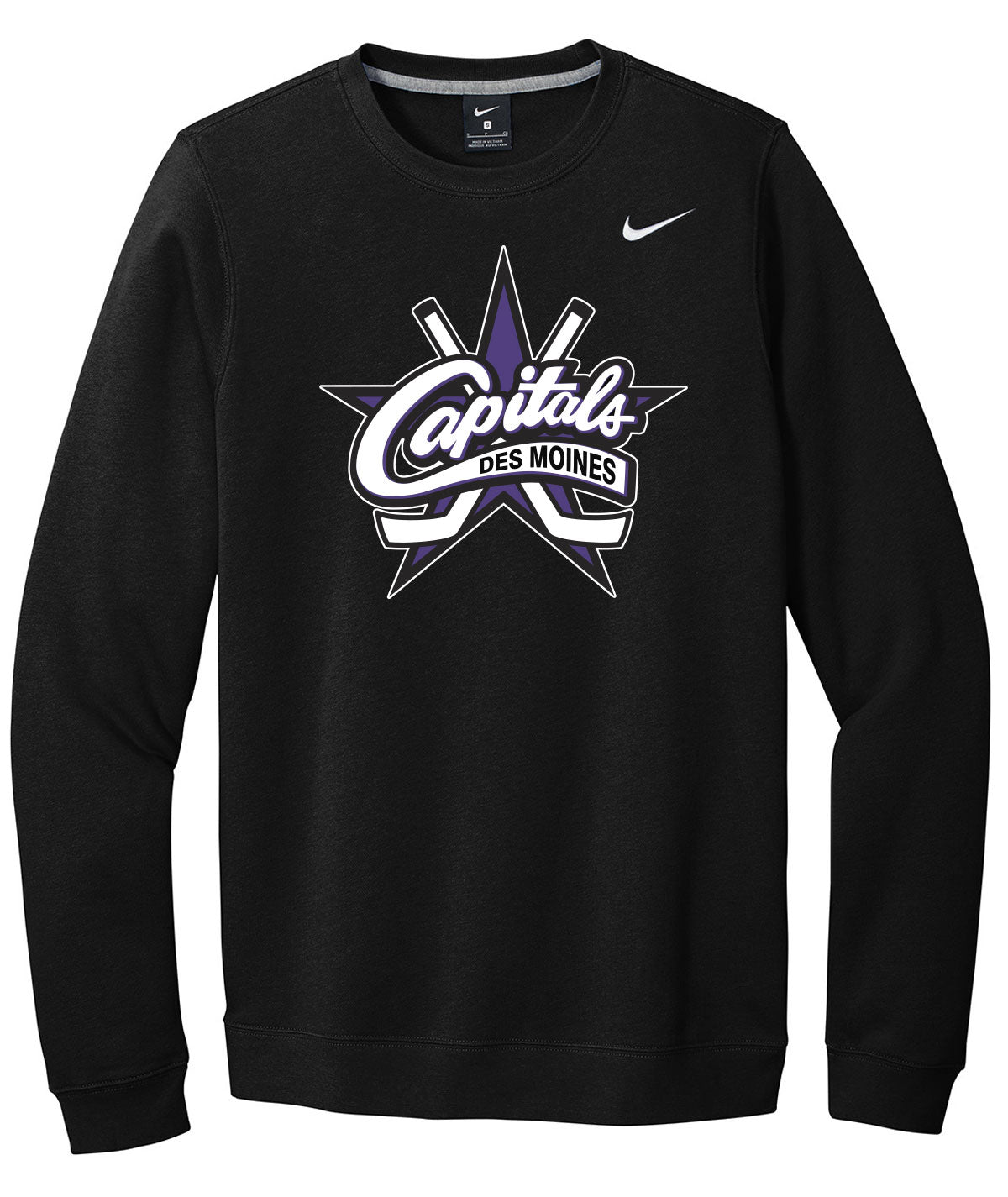 Des Moines Capitals Nike Crewneck Fleece