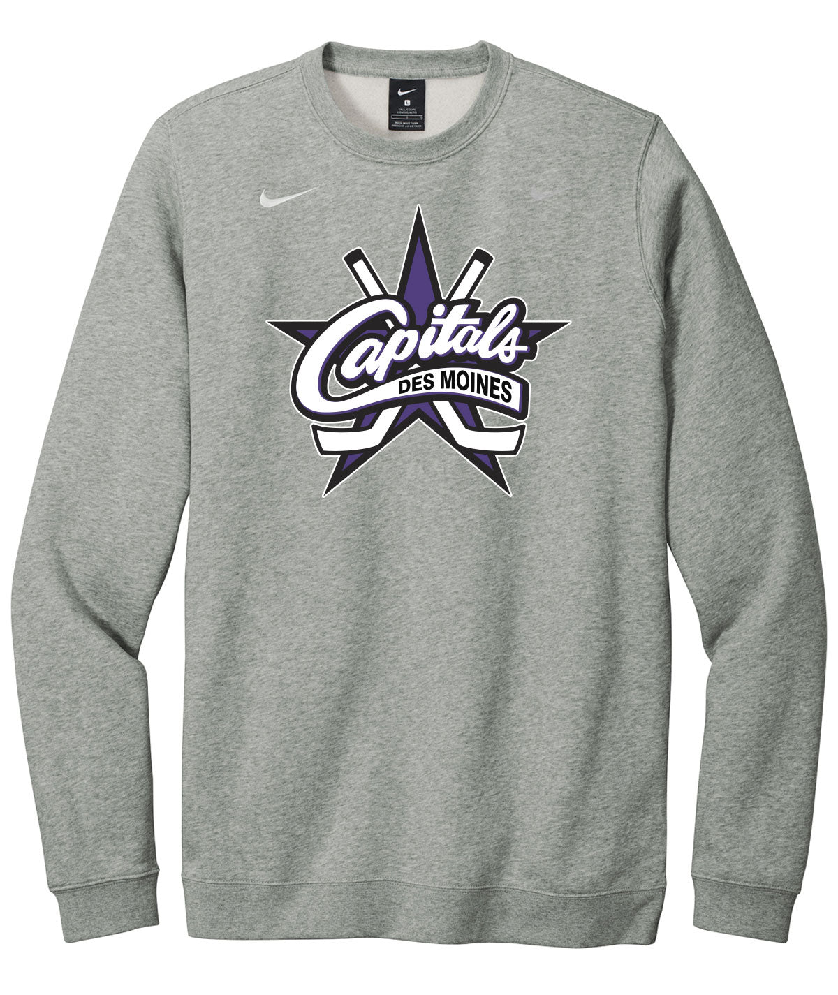 Des Moines Capitals Nike Crewneck Fleece