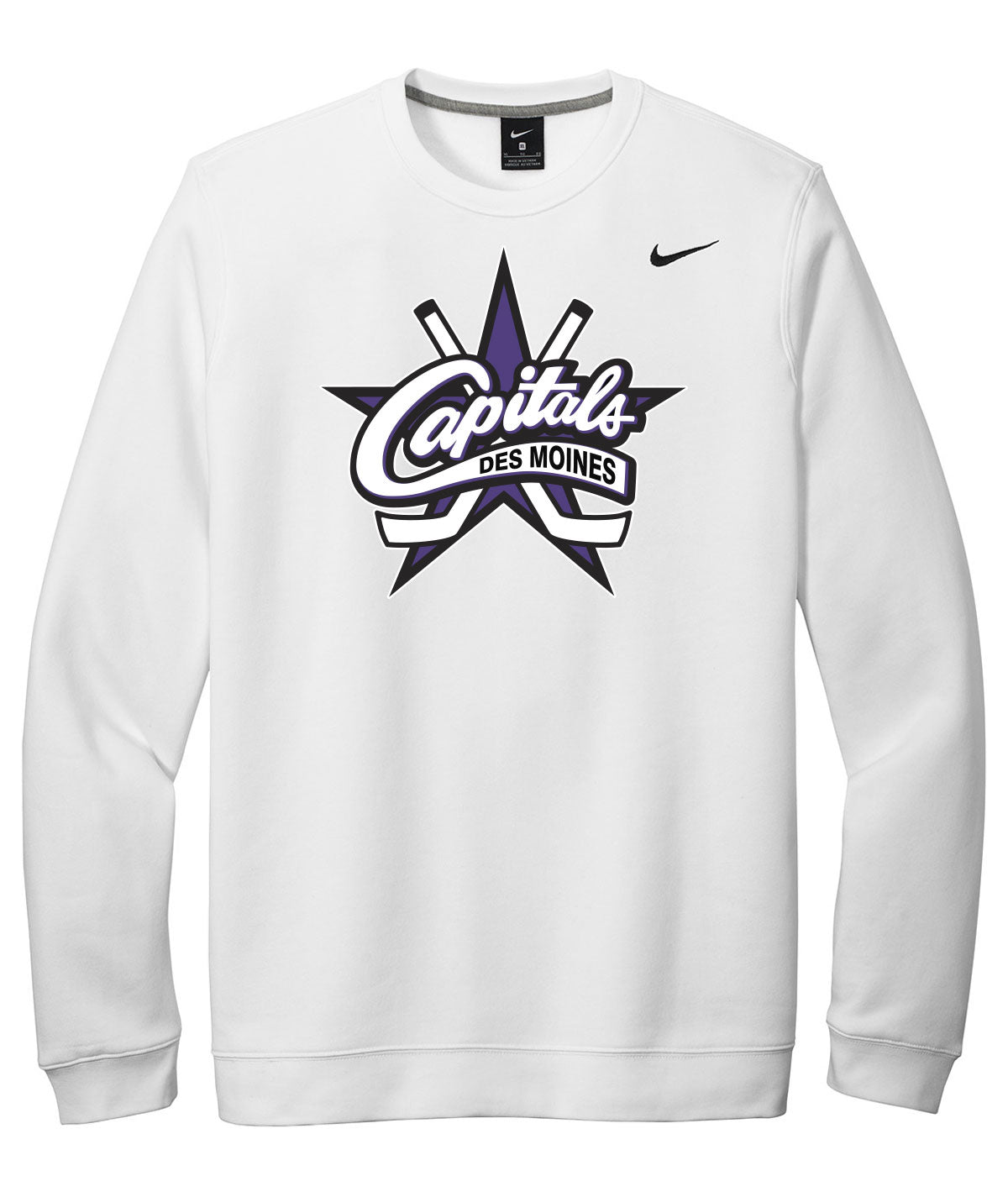 Des Moines Capitals Nike Crewneck Fleece