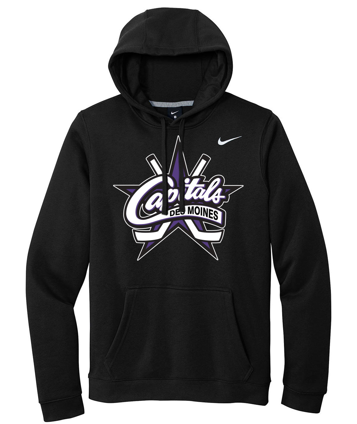 Des Moines Capitals Nike Fleece Hoodie