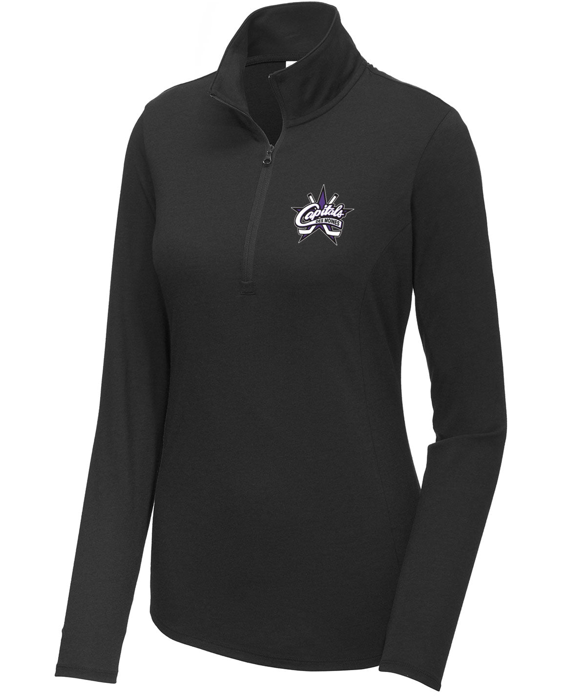 Des Moines Capitals Womens 1/4 Zip Pullover