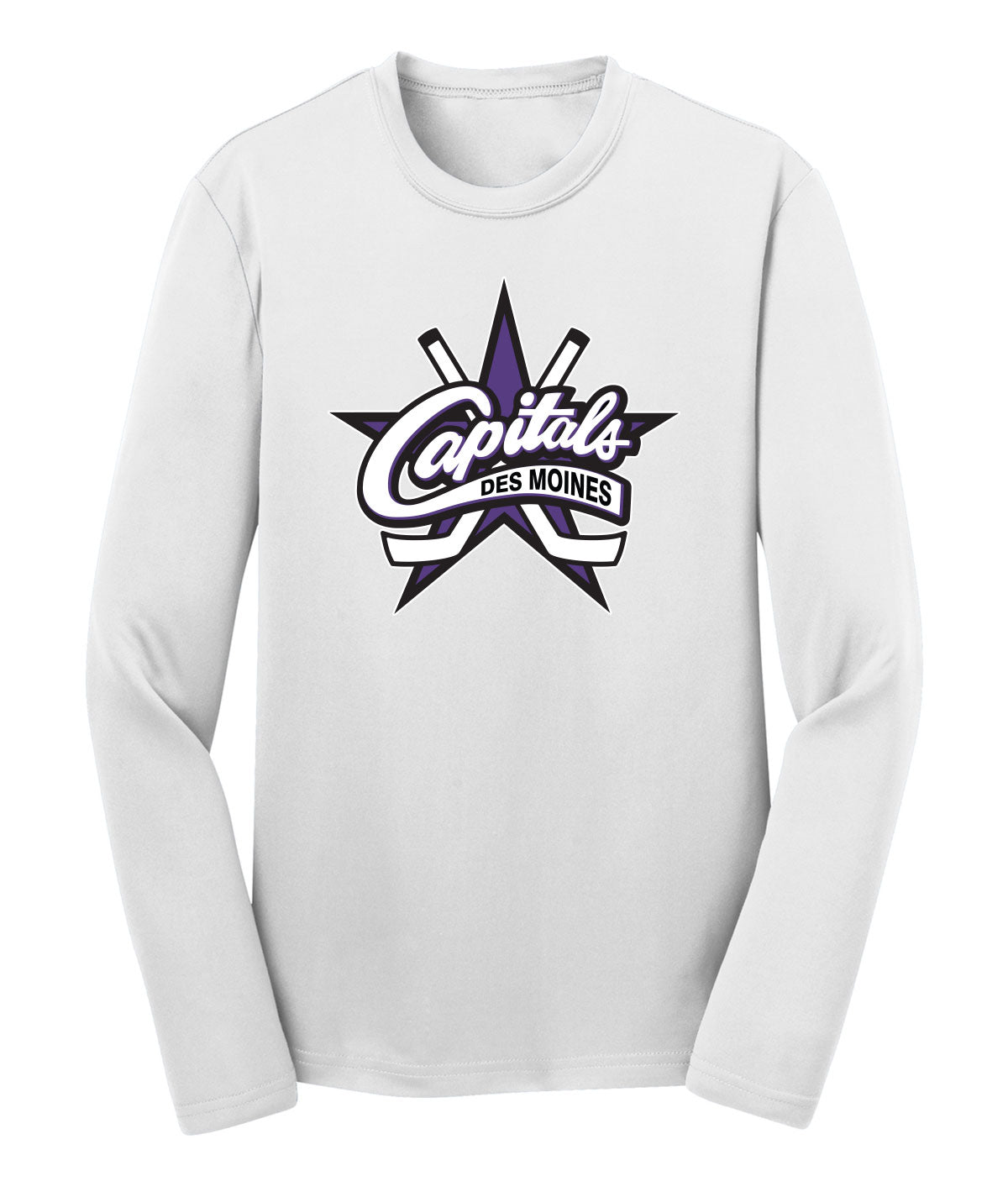 Des Moines Capitals Youth Long-Sleeve Performance Tee