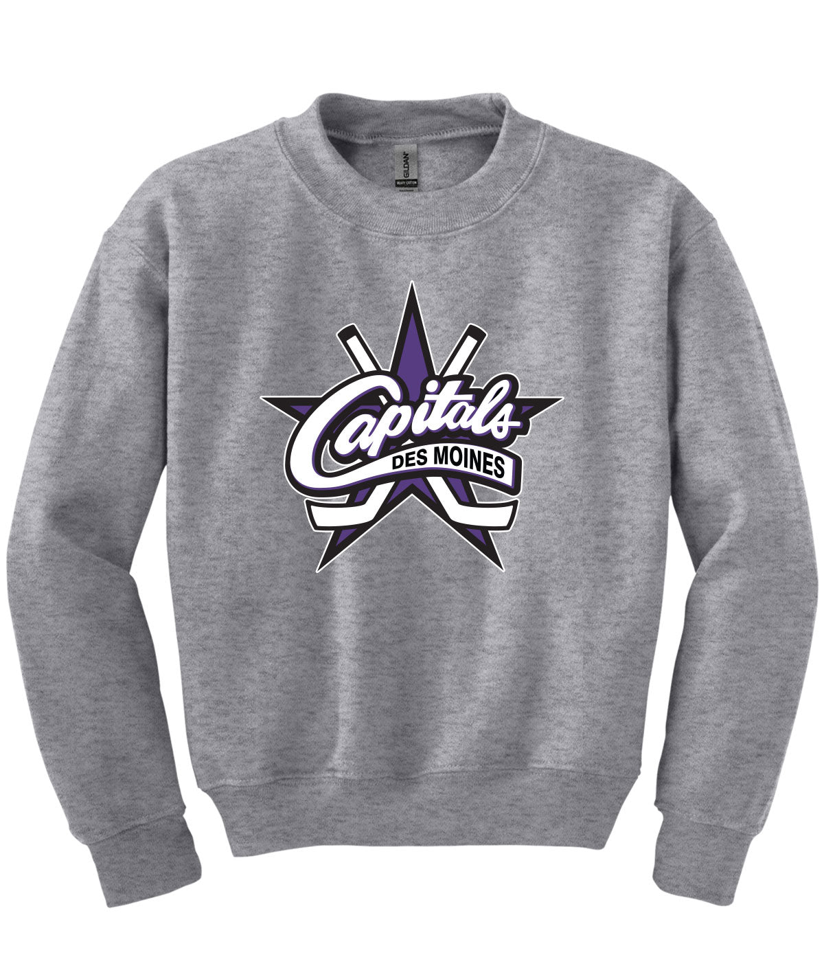 Des Moines Capitals Youth Crewneck Sweatshirt