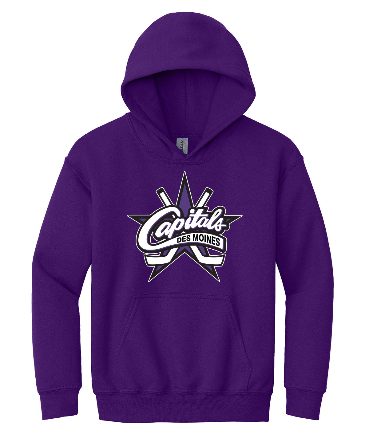 Des Moines Capitals Youth Hooded Sweatshirt