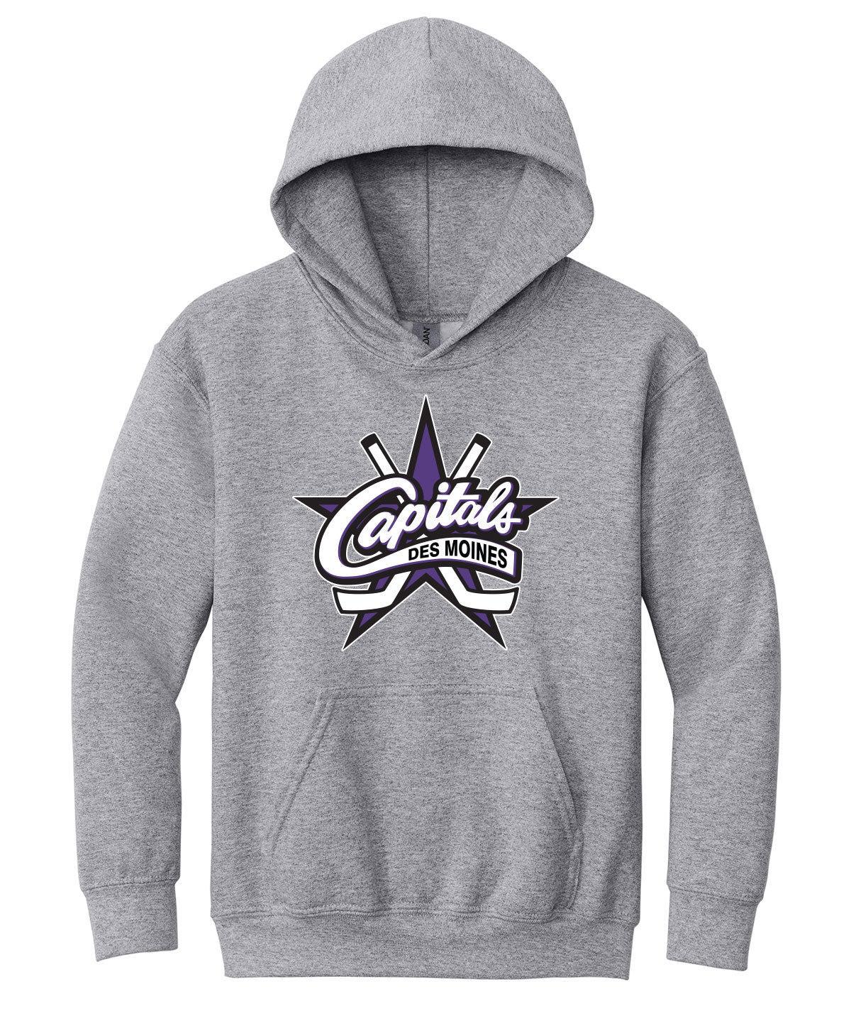 Des Moines Capitals Youth Hooded Sweatshirt