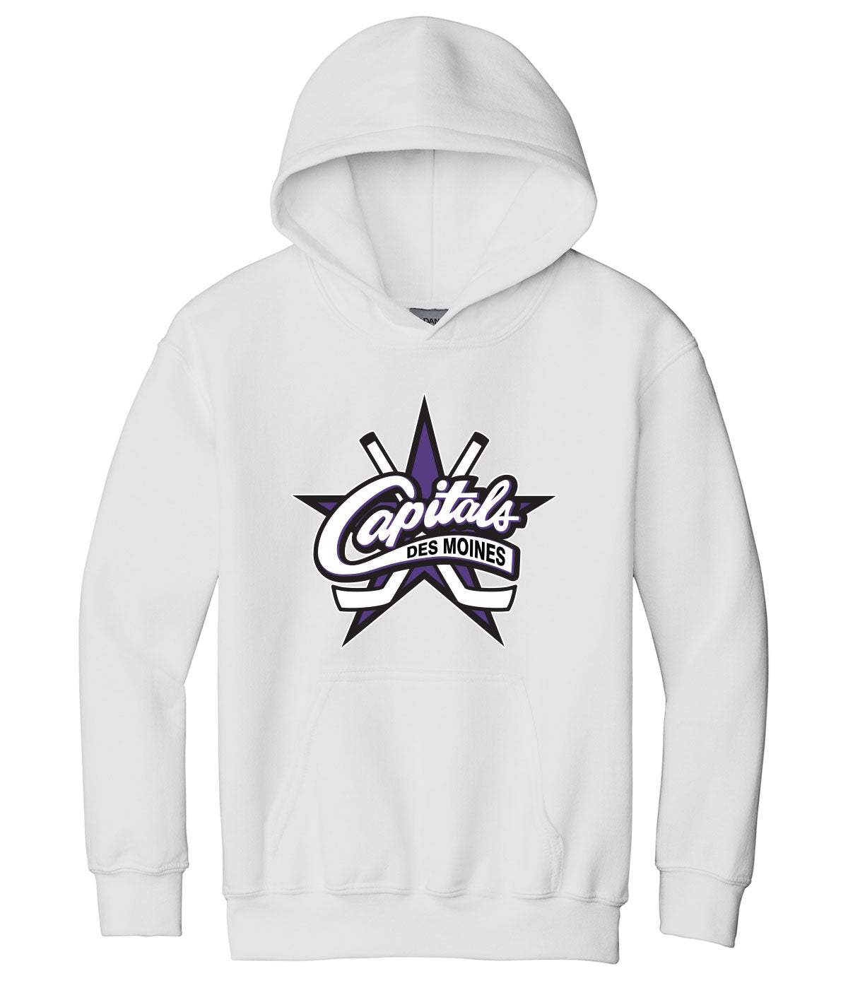 Des Moines Capitals Youth Hooded Sweatshirt