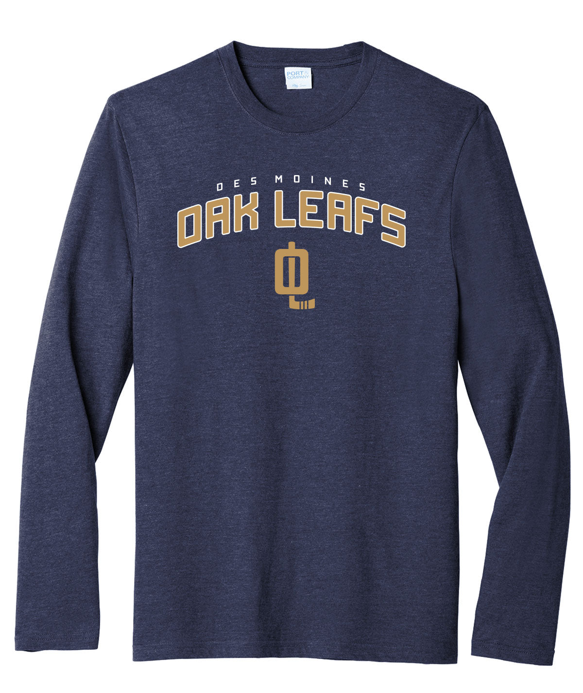 Des Moines Oak Leafs Long Sleeve Soft Tee