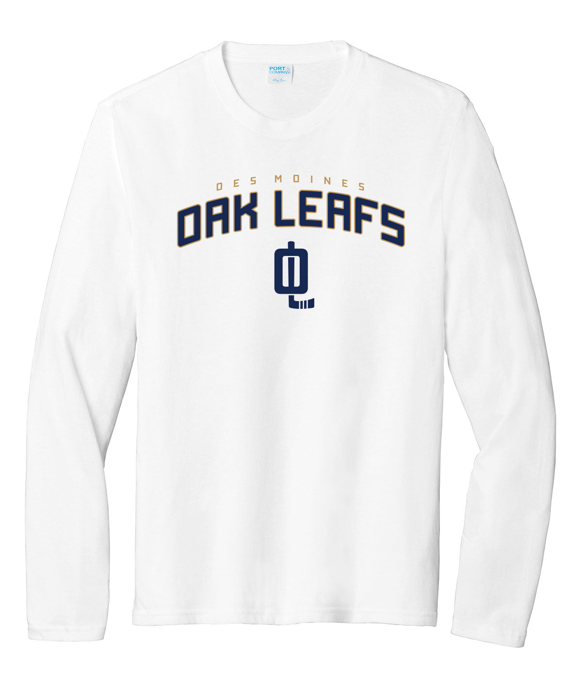 Des Moines Oak Leafs Long Sleeve Soft Tee