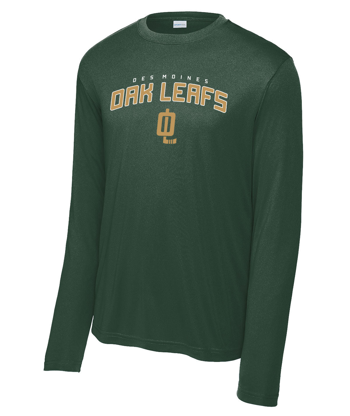 Des Moines Oak Leafs Long-Sleeve Performance Tee