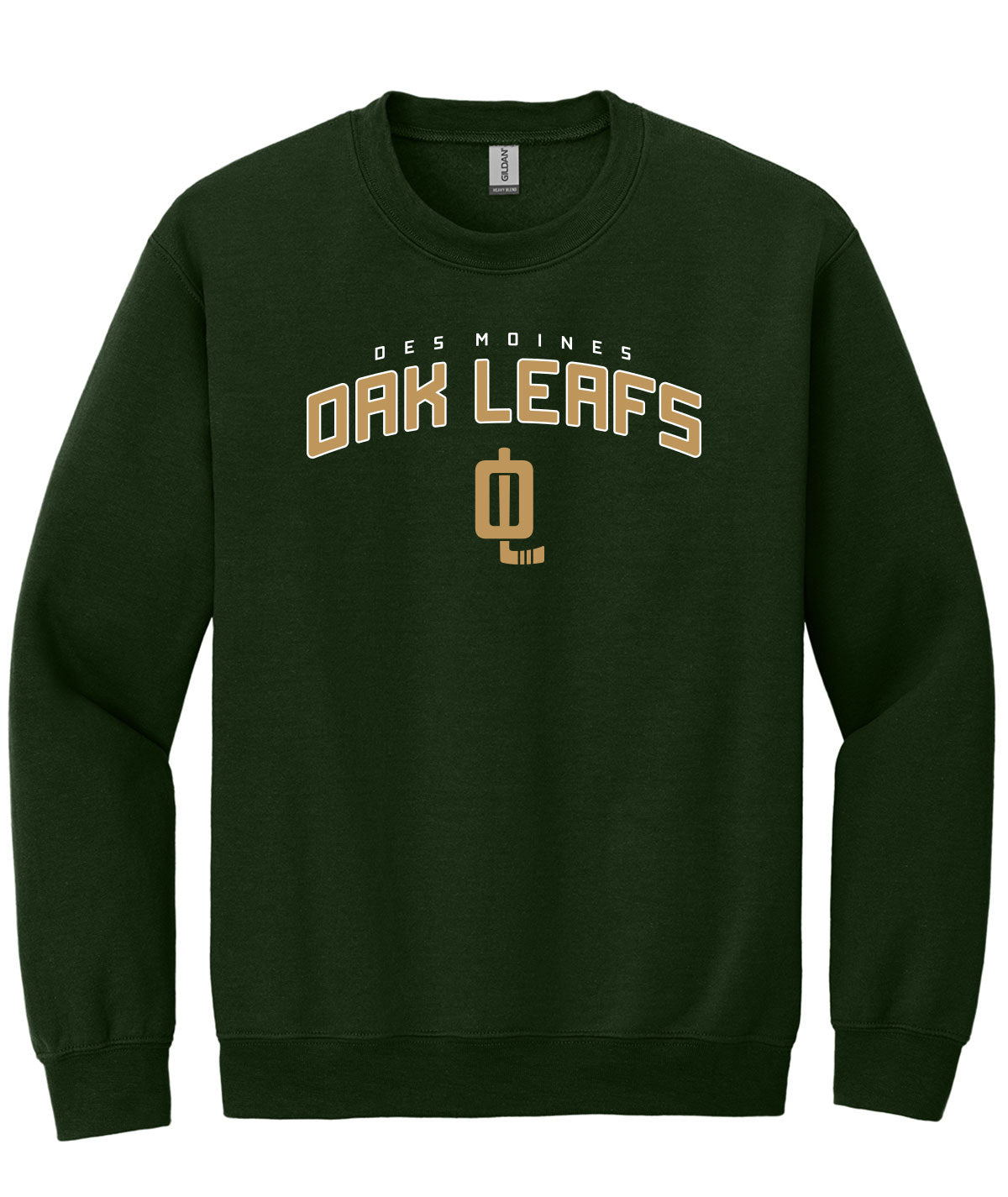 Des Moines Oak Leafs Crewneck Sweatshirt