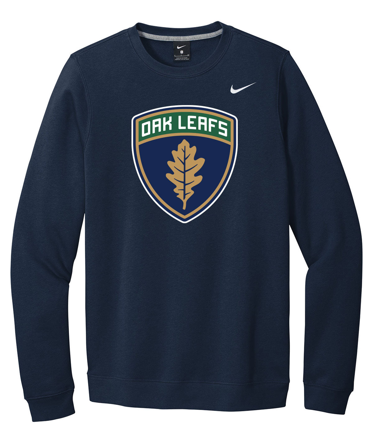 Des Moines Oak Leafs Nike Crewneck Fleece