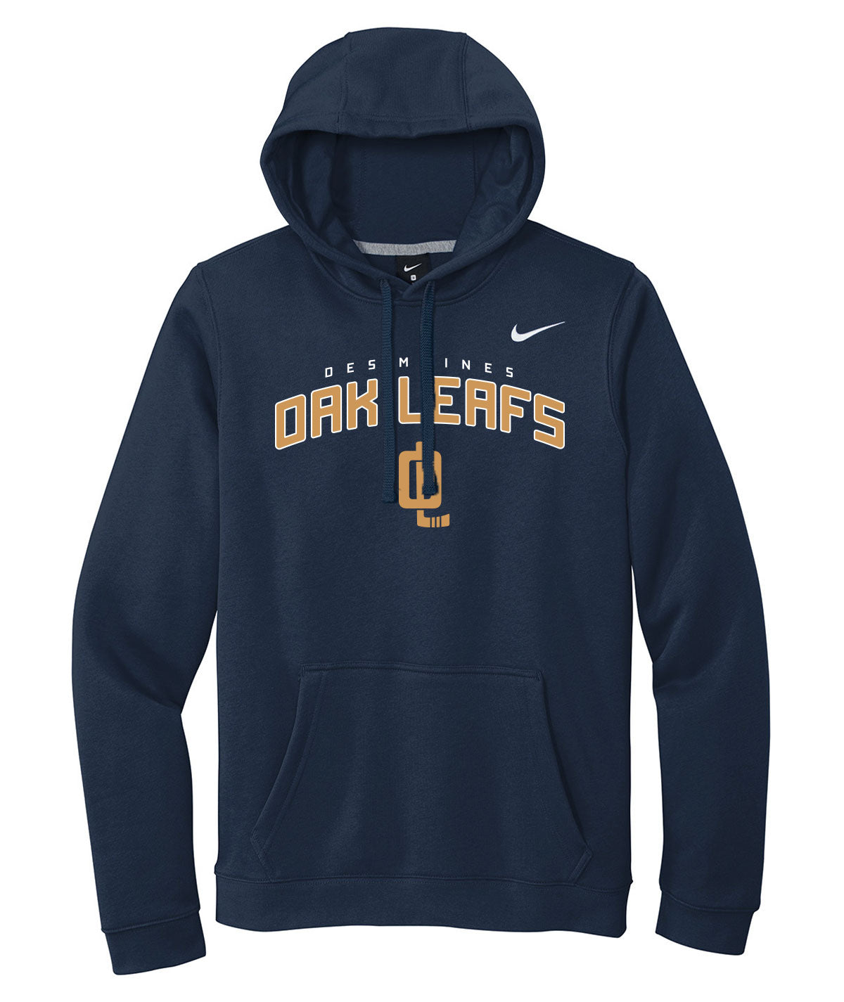 Des Moines Oak Leafs Nike Fleece Hoodie