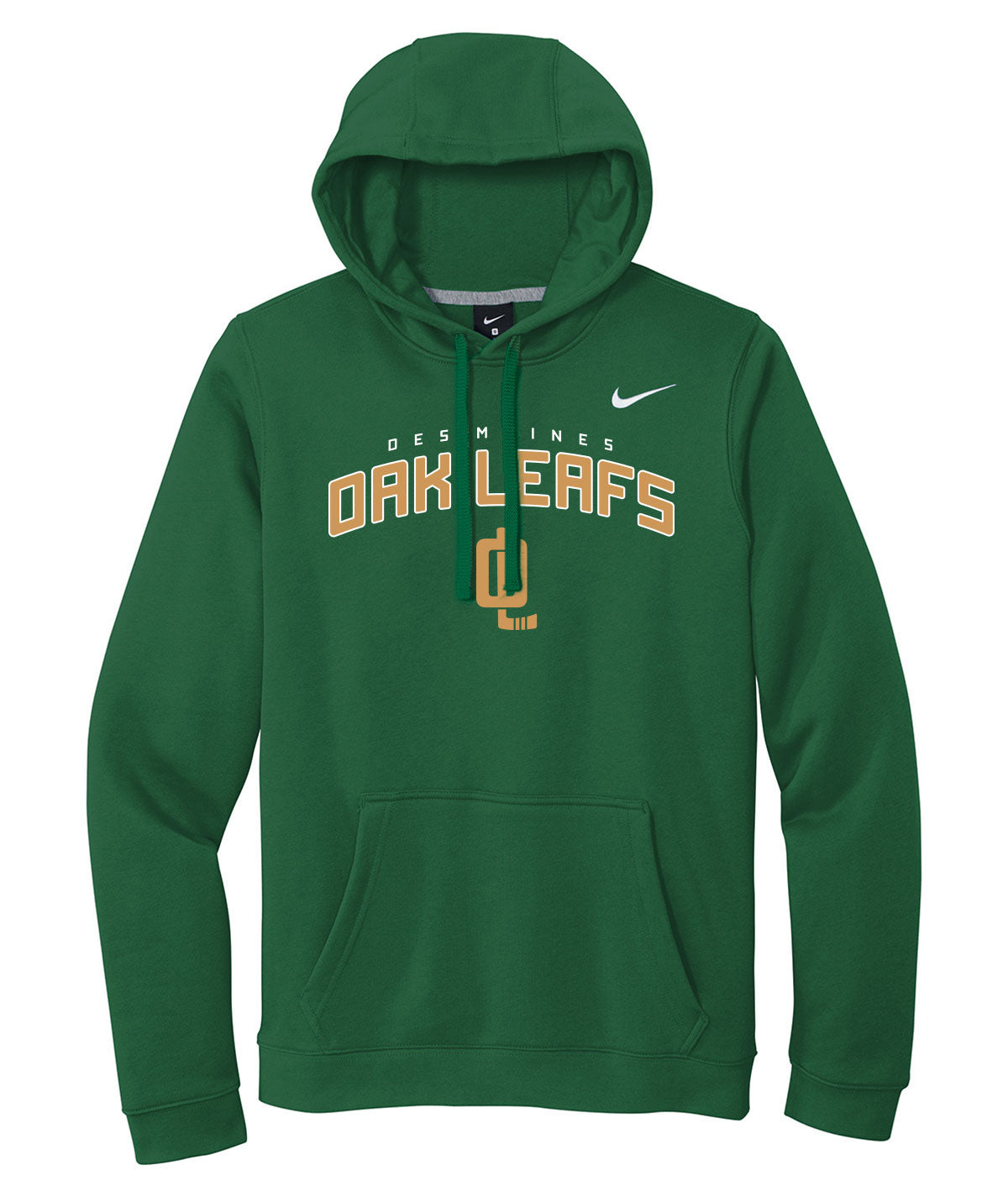 Des Moines Oak Leafs Nike Fleece Hoodie