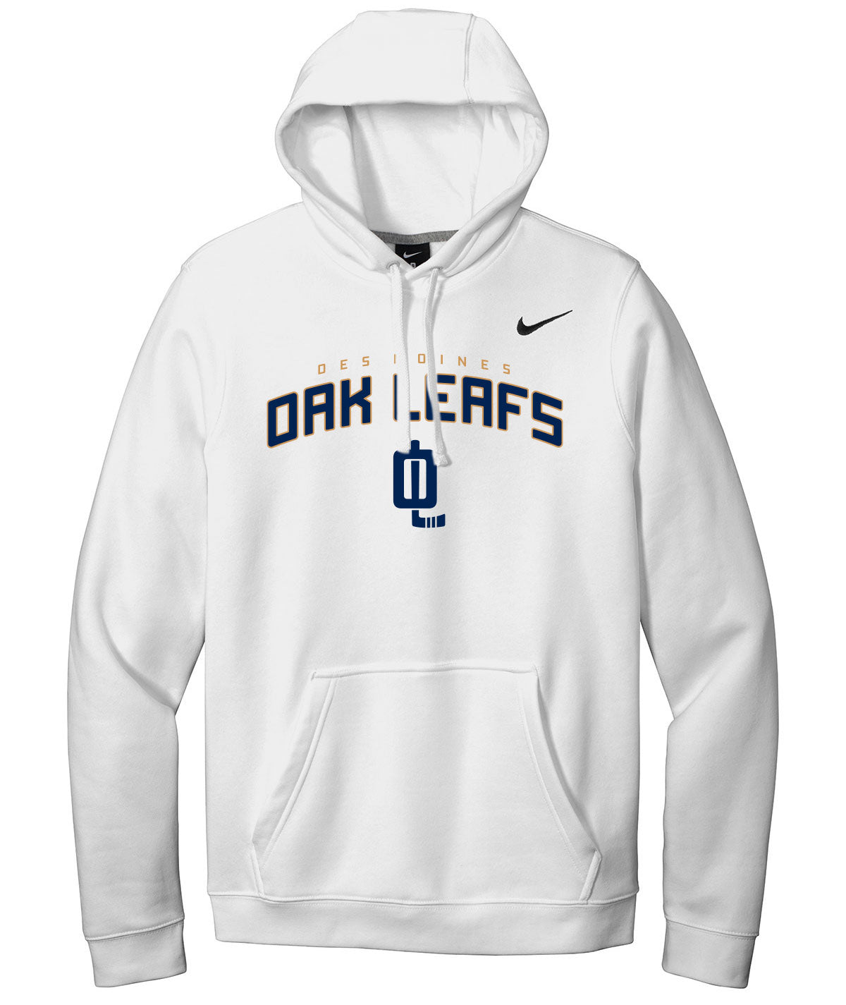 Des Moines Oak Leafs Nike Fleece Hoodie