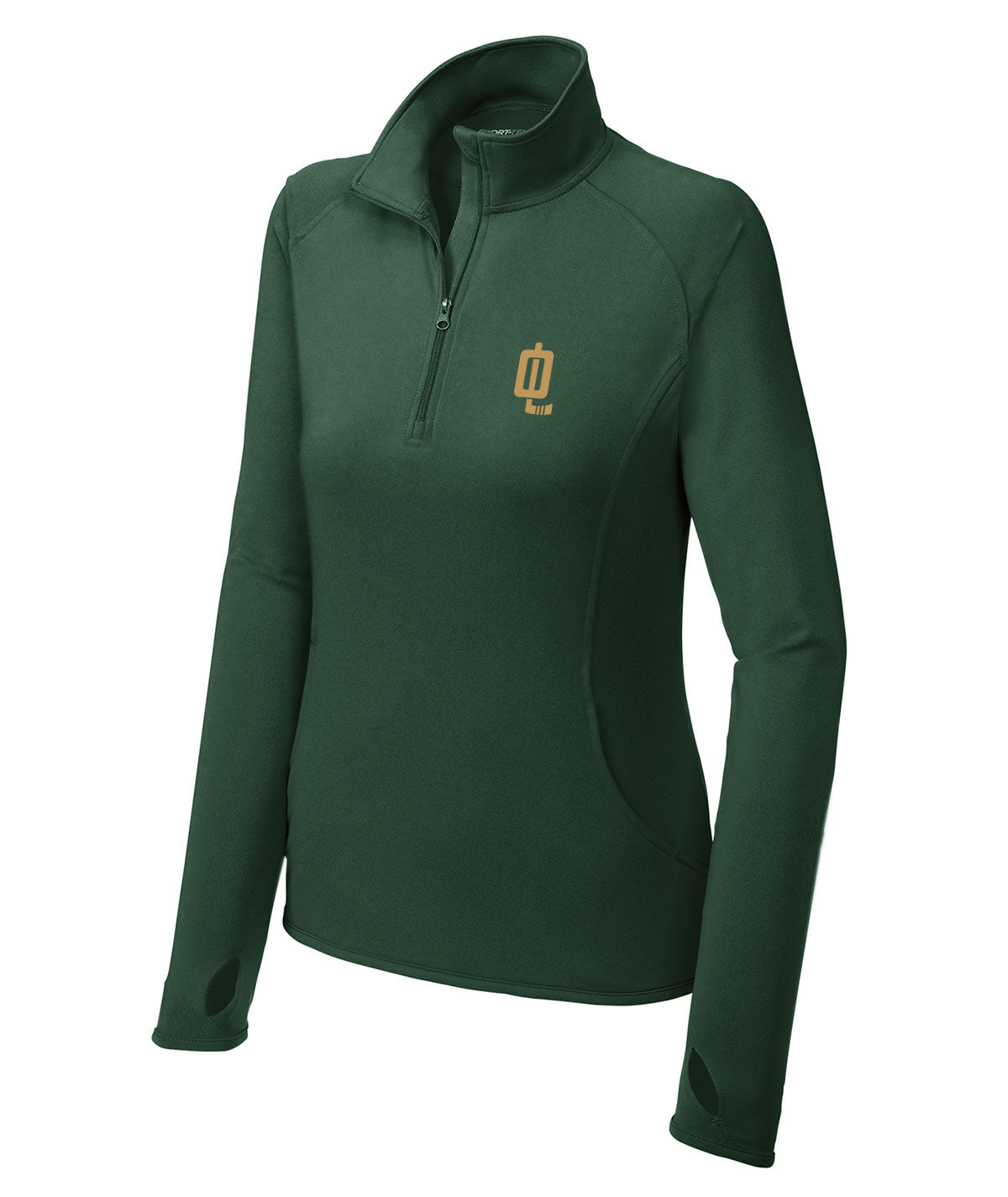 Des Moines Oak Leafs Womens 1/4 Zip Pullover