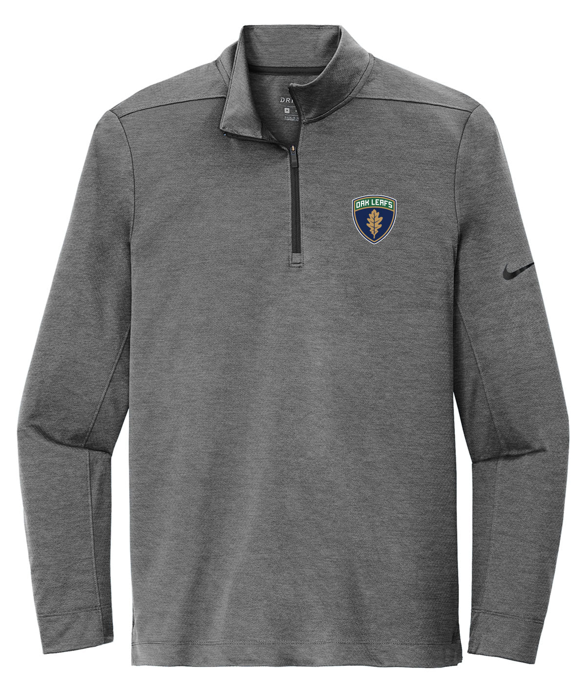 Des Moines Oak Leafs Mens 1/4 Zip Nike Pullover