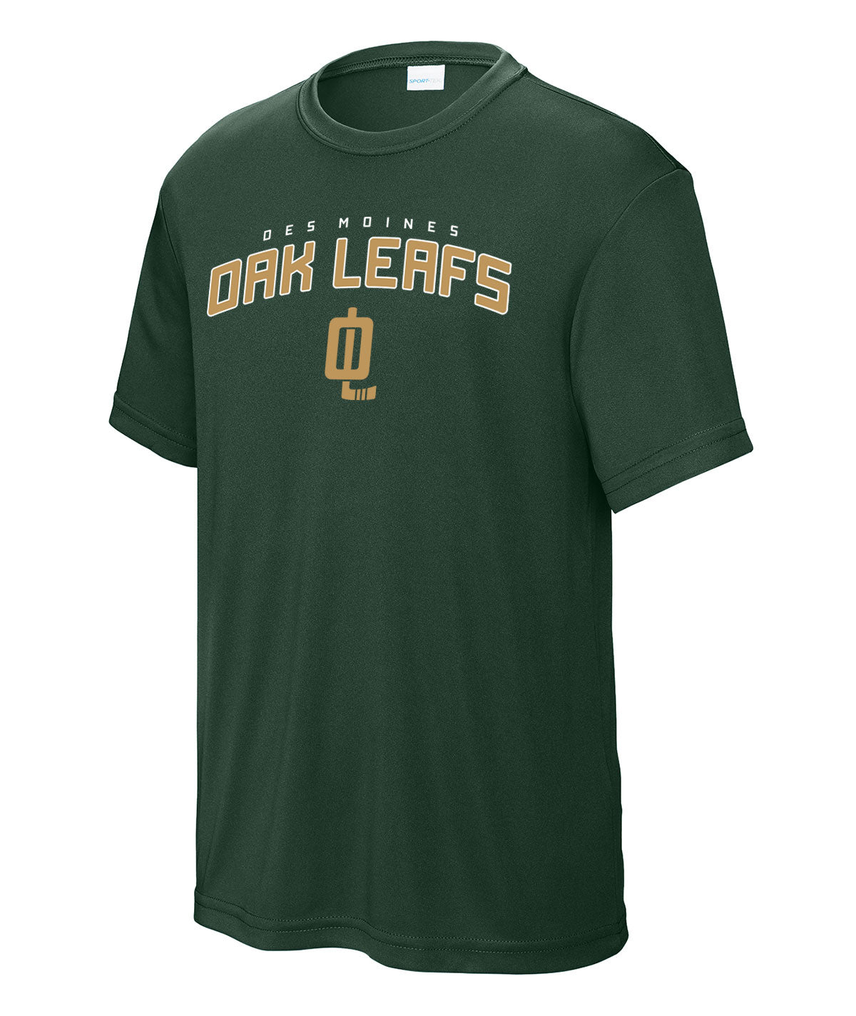 Des Moines Oak Leafs Youth Performance Tee