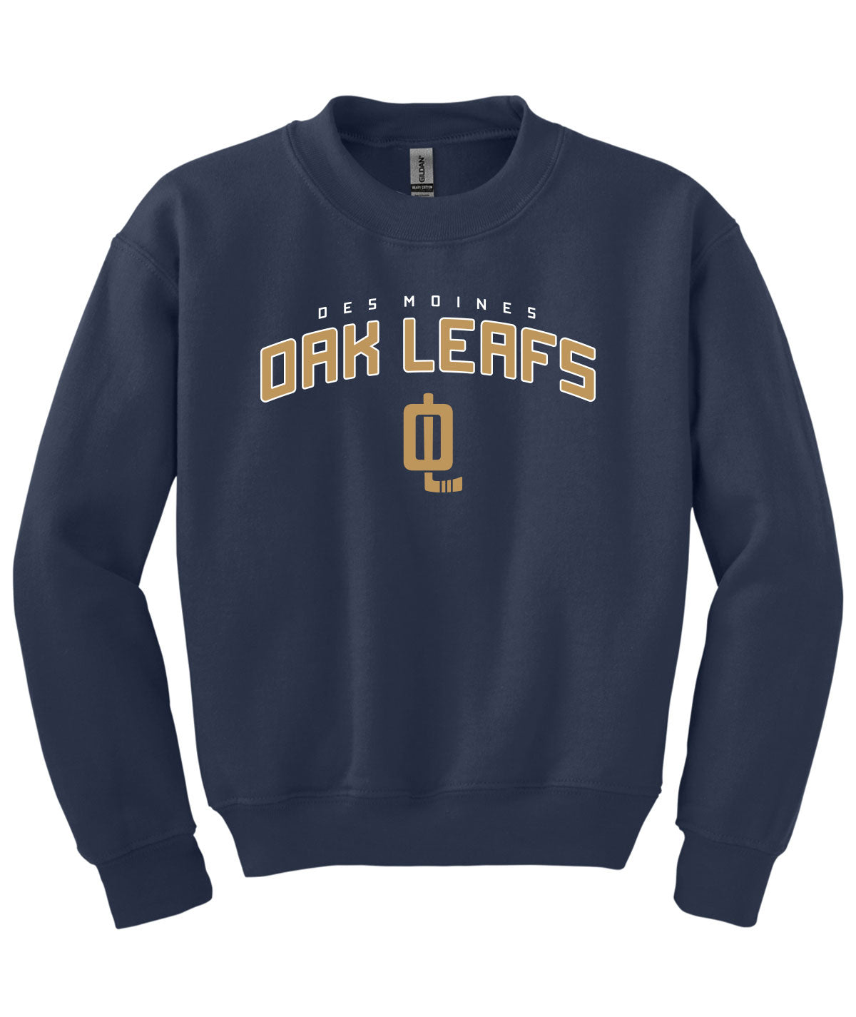 Des Moines Oak Leafs Youth Crewneck Sweatshirt