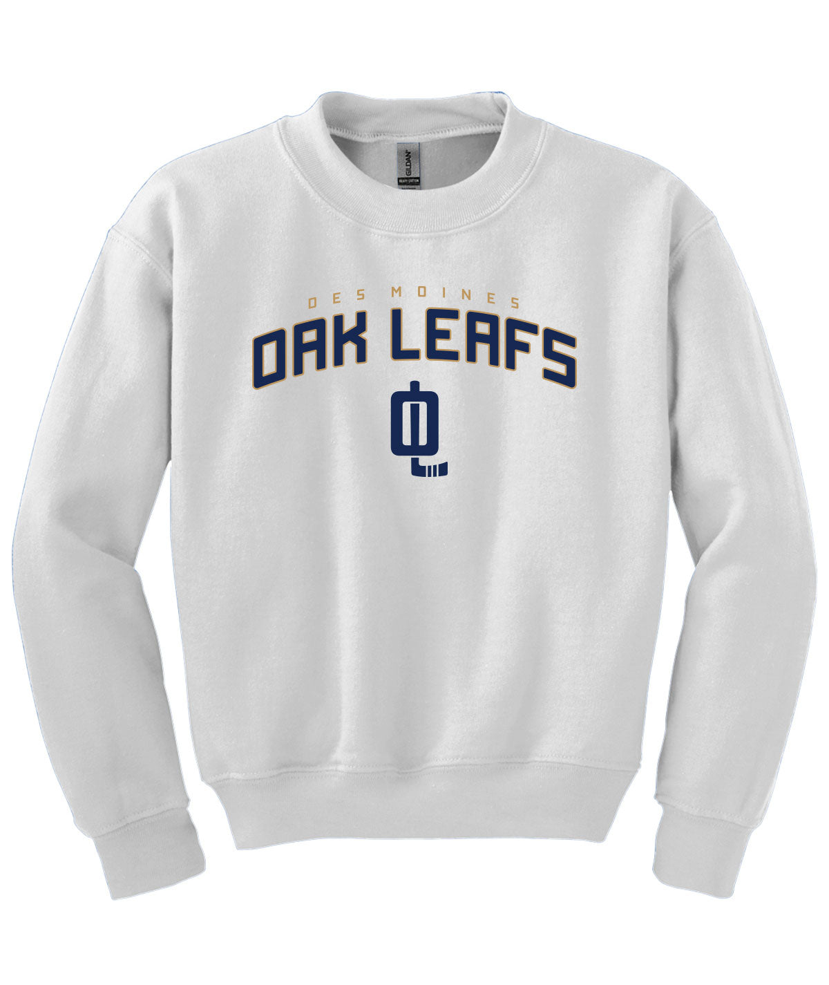 Des Moines Oak Leafs Youth Crewneck Sweatshirt