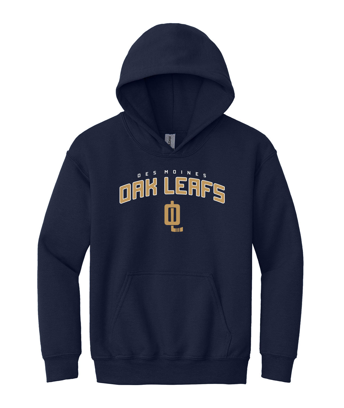 Des Moines Oak Leafs Youth Hooded Sweatshirt