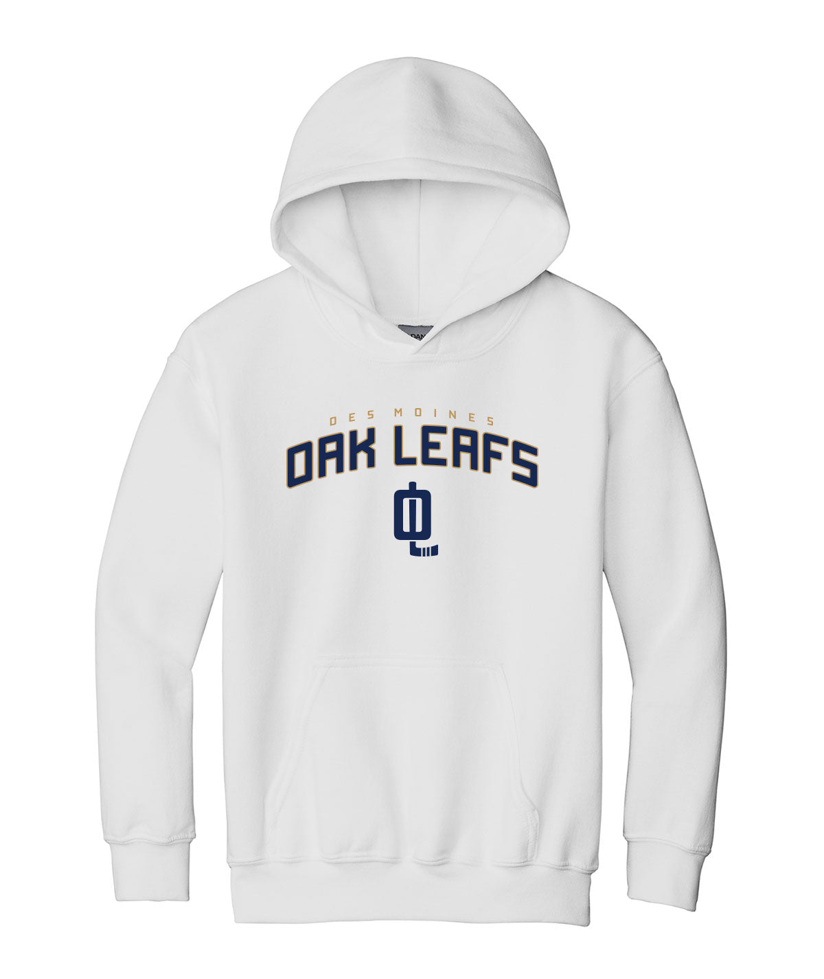 Des Moines Oak Leafs Youth Hooded Sweatshirt