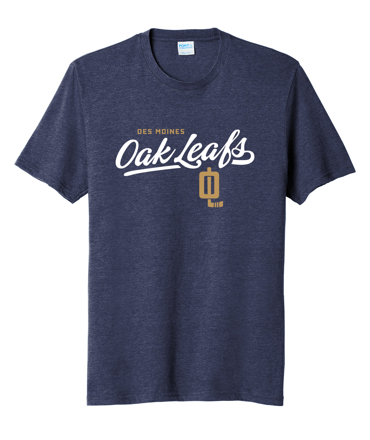 Des Moines Oak Leafs Script Soft Tee