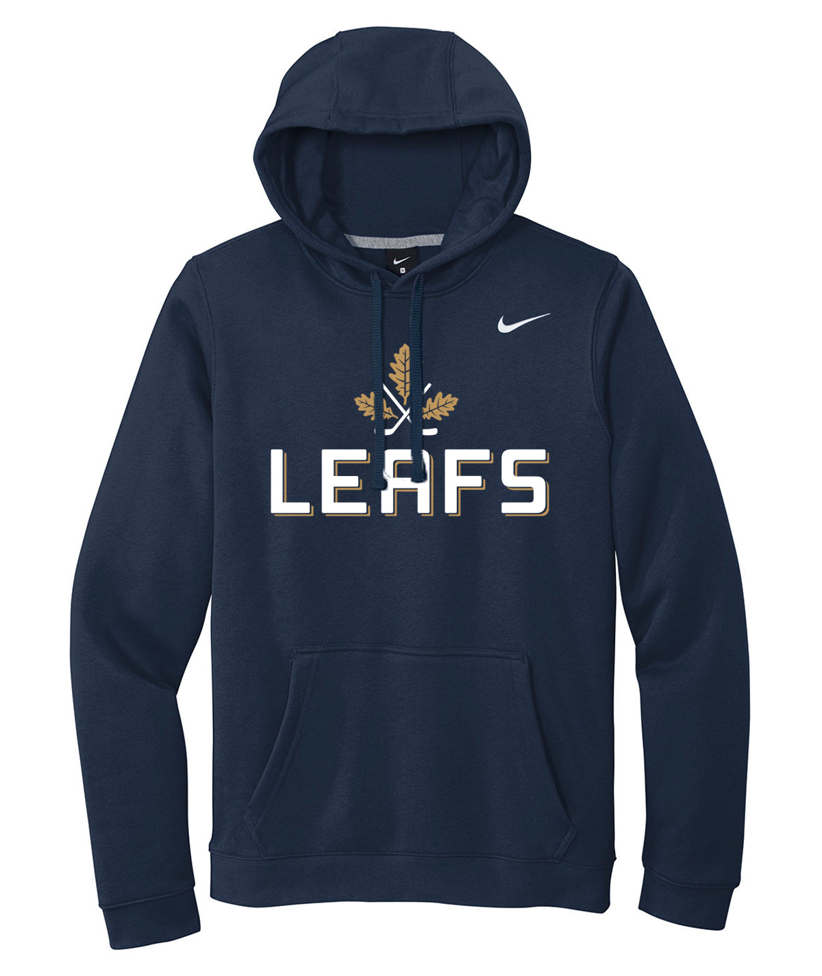 Oak Leafs Customizable Nike Fleece Hoodie