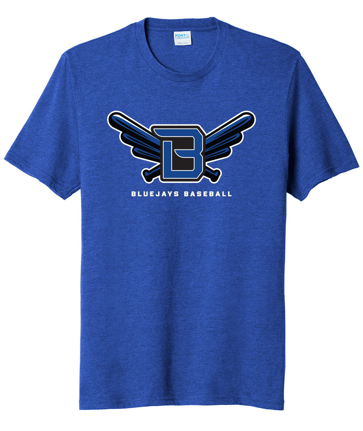 Bluejays Wings Tri-Blend Tee