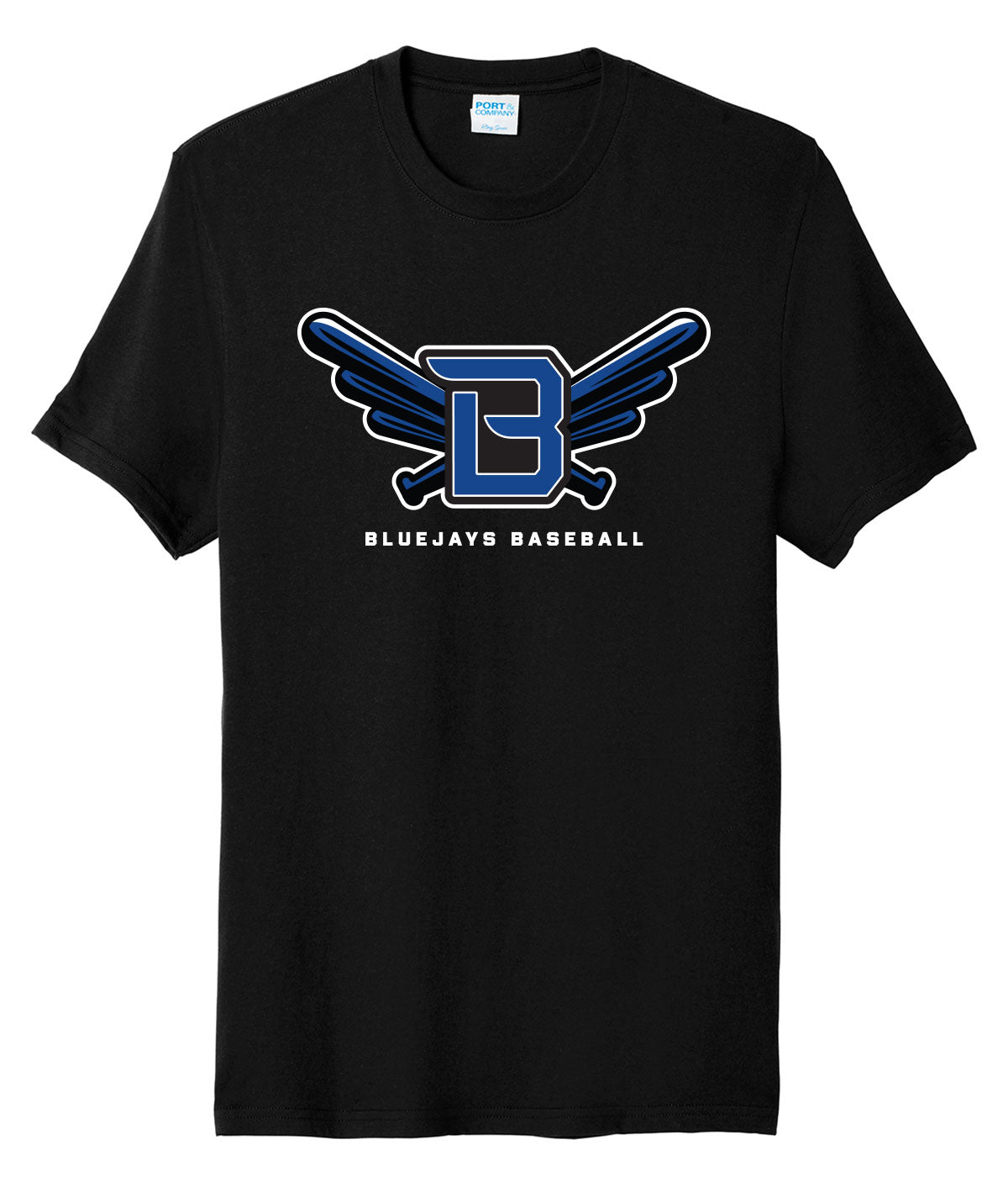 Bluejays Wings Tri-Blend Tee