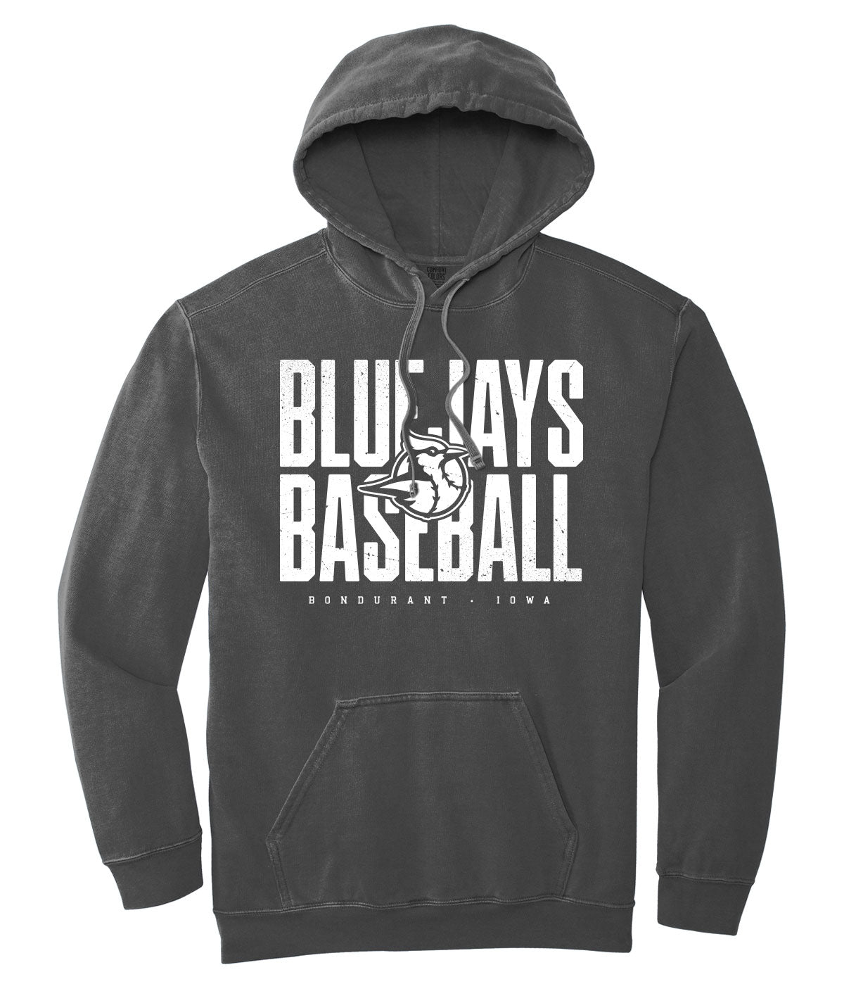 Bluejays Customizable Comfort Colors Hooded Sweatshirt