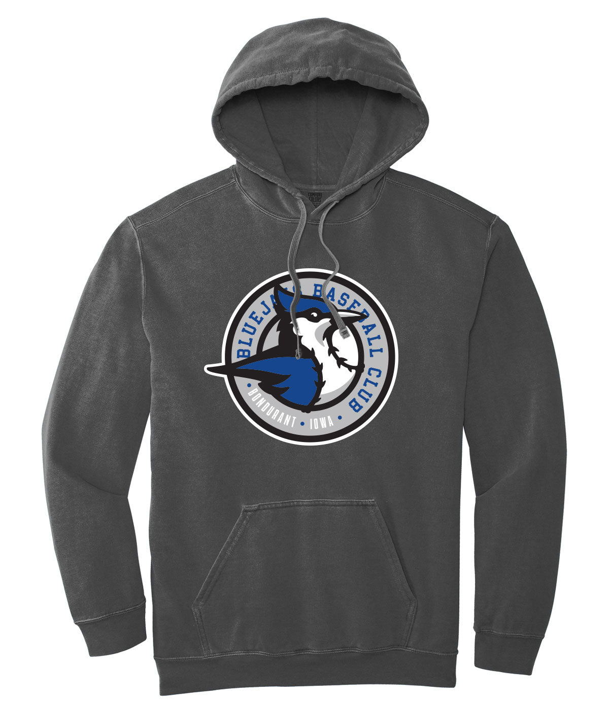 Bluejays Customizable Comfort Colors Hooded Sweatshirt