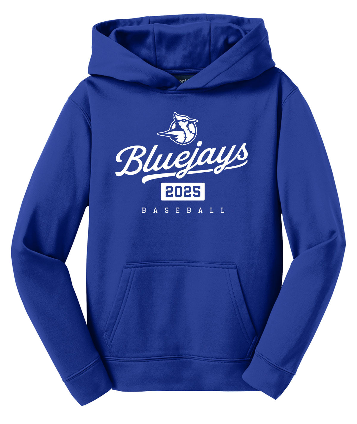 Bluejays Customizable Youth Performance Hoodie